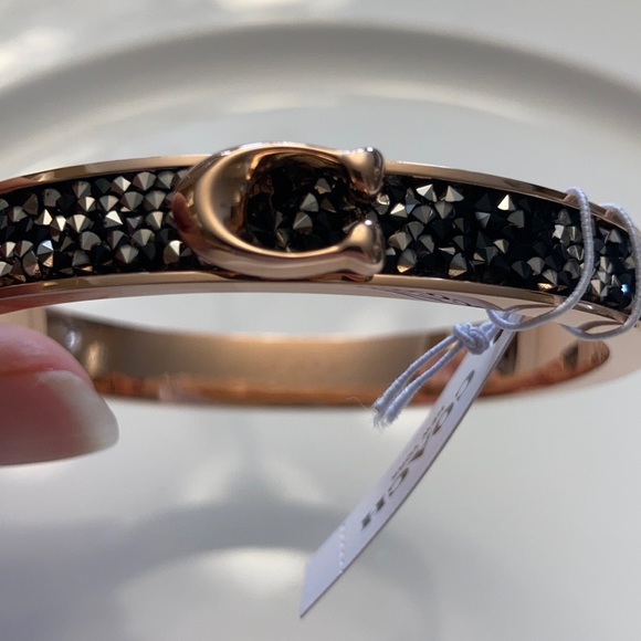 Coach Jewelry - Coach Sprinkle Stone Signature Bangle